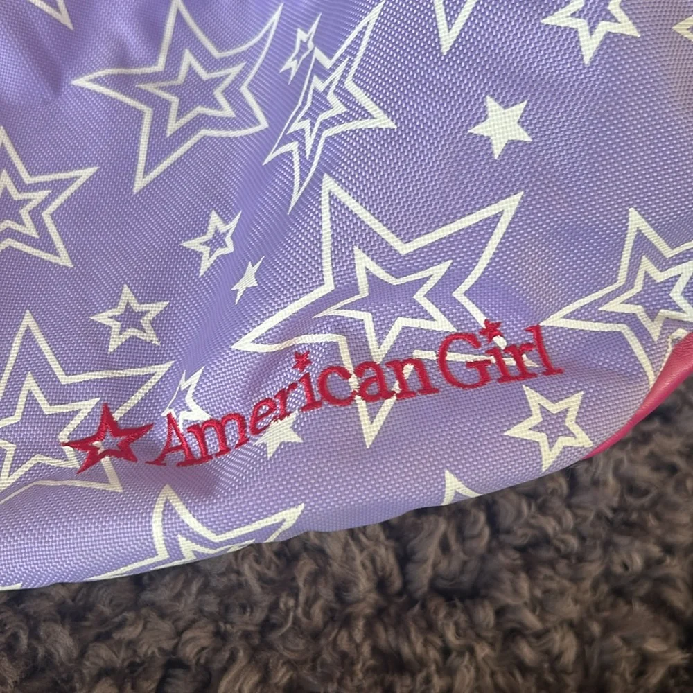 American Girl Lavender Starry Tote
